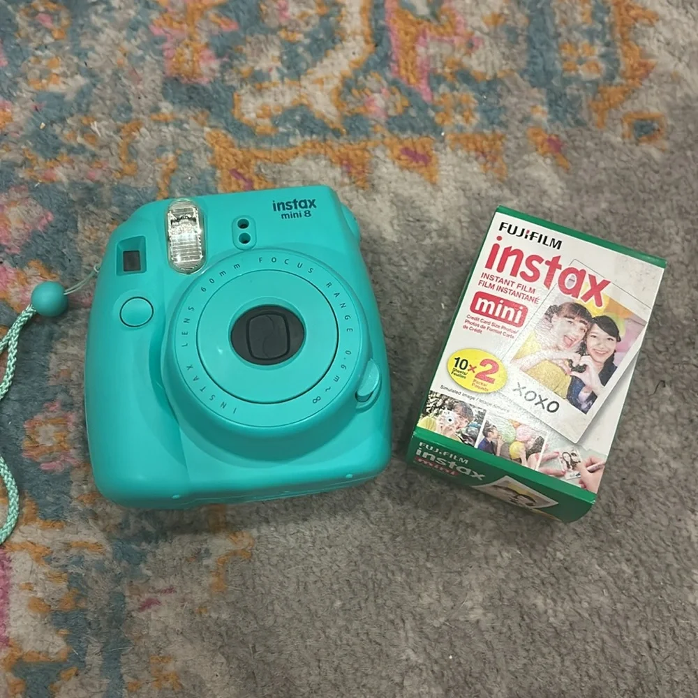 Fujifilm Instax Mini 8 with strap